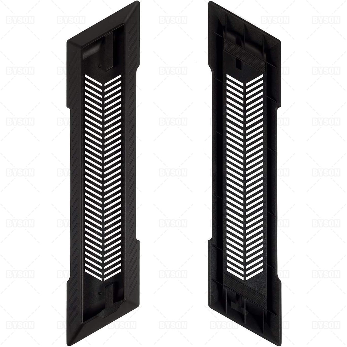 Ackmioxy PS4 Slim Vertical Stand for Playstation PS4 Slim Console with Built-in Cooling Vents and Non-Slip Feet Black