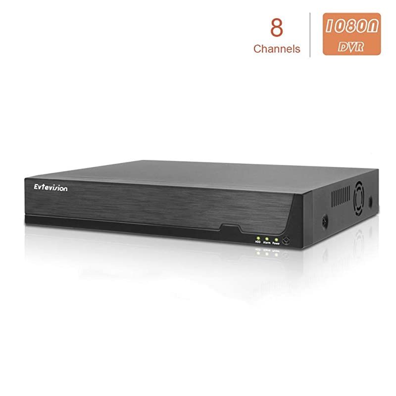 8CH Hybrid 5in1 1080P Lite Realtime CCTV Security DVR Video Recorder Remote Access QR Scan Motion Detection AlarmFits 1080P AHDTVICVIIP Camera960H CameraNO HDD