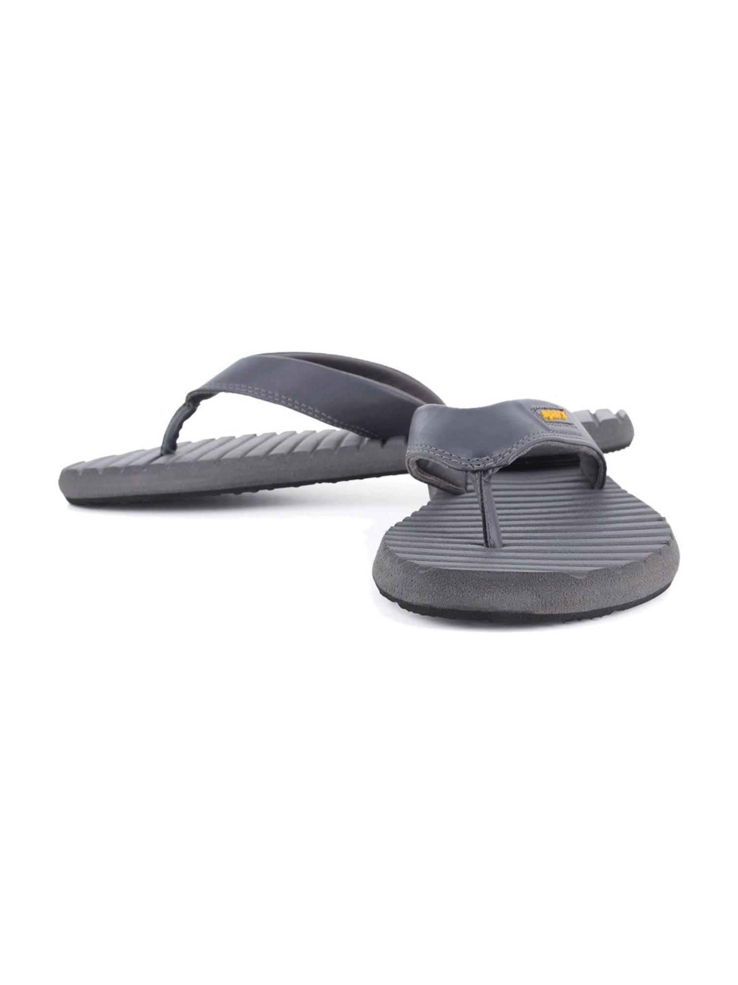 Sparx Men's Grey Flip Flops