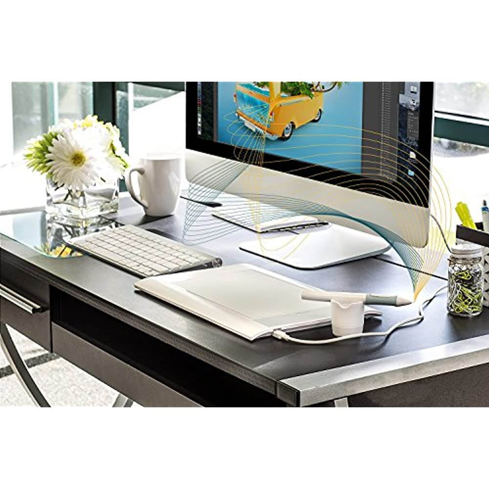 Turcom TS-6580W 8" x 5" Huion Graphic Drawing,Capture Pen and Touch Tablet  - White