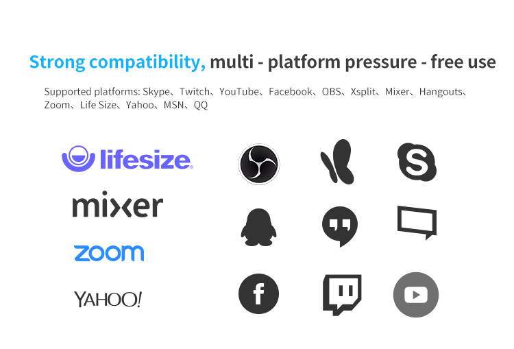 LUOM H703 2.0 Millionpixels Webcam,1080P Video Conference Camera, Full HD 1080P Live Streaming Web Cam with Built-in Microphone, Flexible Rotatable Clip, USB Webcam for Mac, PC, Laptop and Desktop