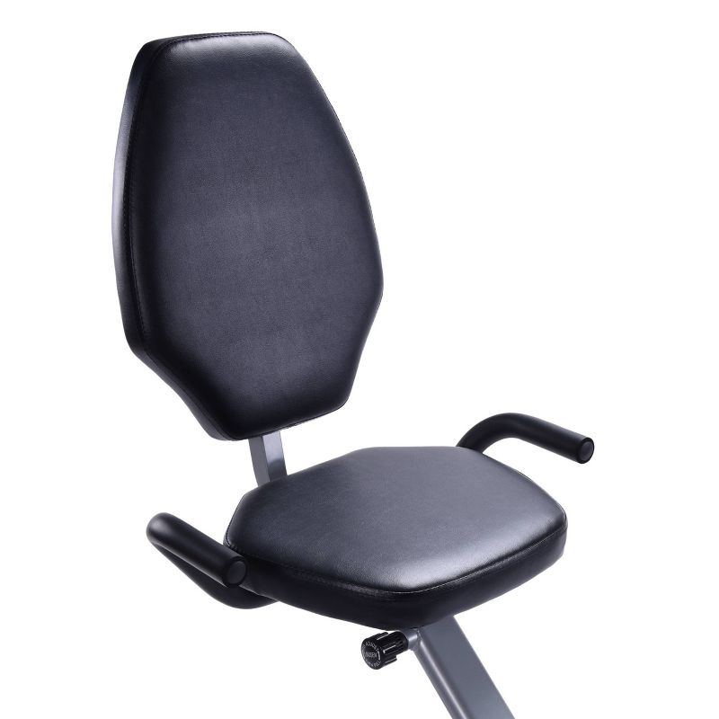 Body Flex Sports Body Rider BRF700 Stationary Full Body Cardio Exercise Upright Fan Bike with Dual Action Handlebars and Adjustable Seat