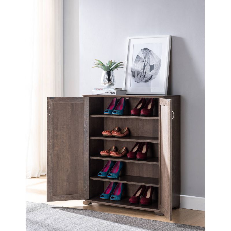 Moi Accent Storage Cabinet Walnut Oak - miBasics