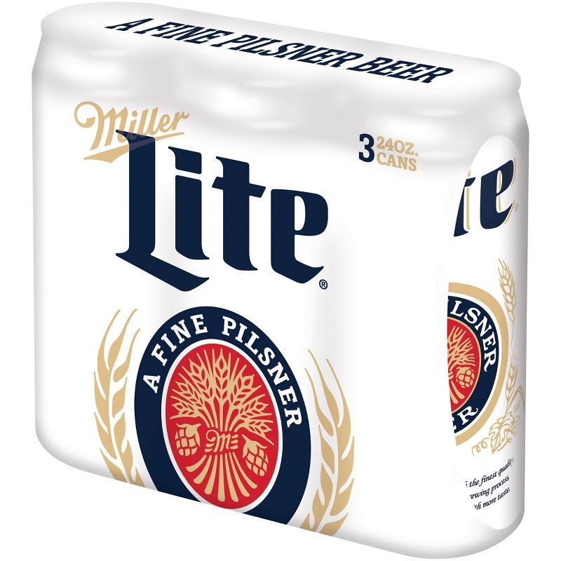 Miller Lite Beer - 3pk/24 fl oz Cans