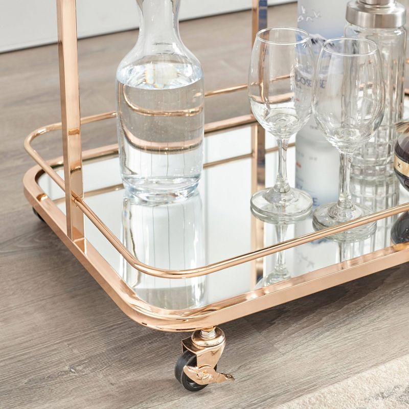 Alcott 3 Tier Bar Cart Bright Gold - angelo:HOME