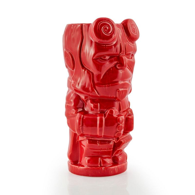 Beeline Creative Geeki Tikis Hellboy Mug | Ceramic Tiki Style Cup | Holds 25 Ounces