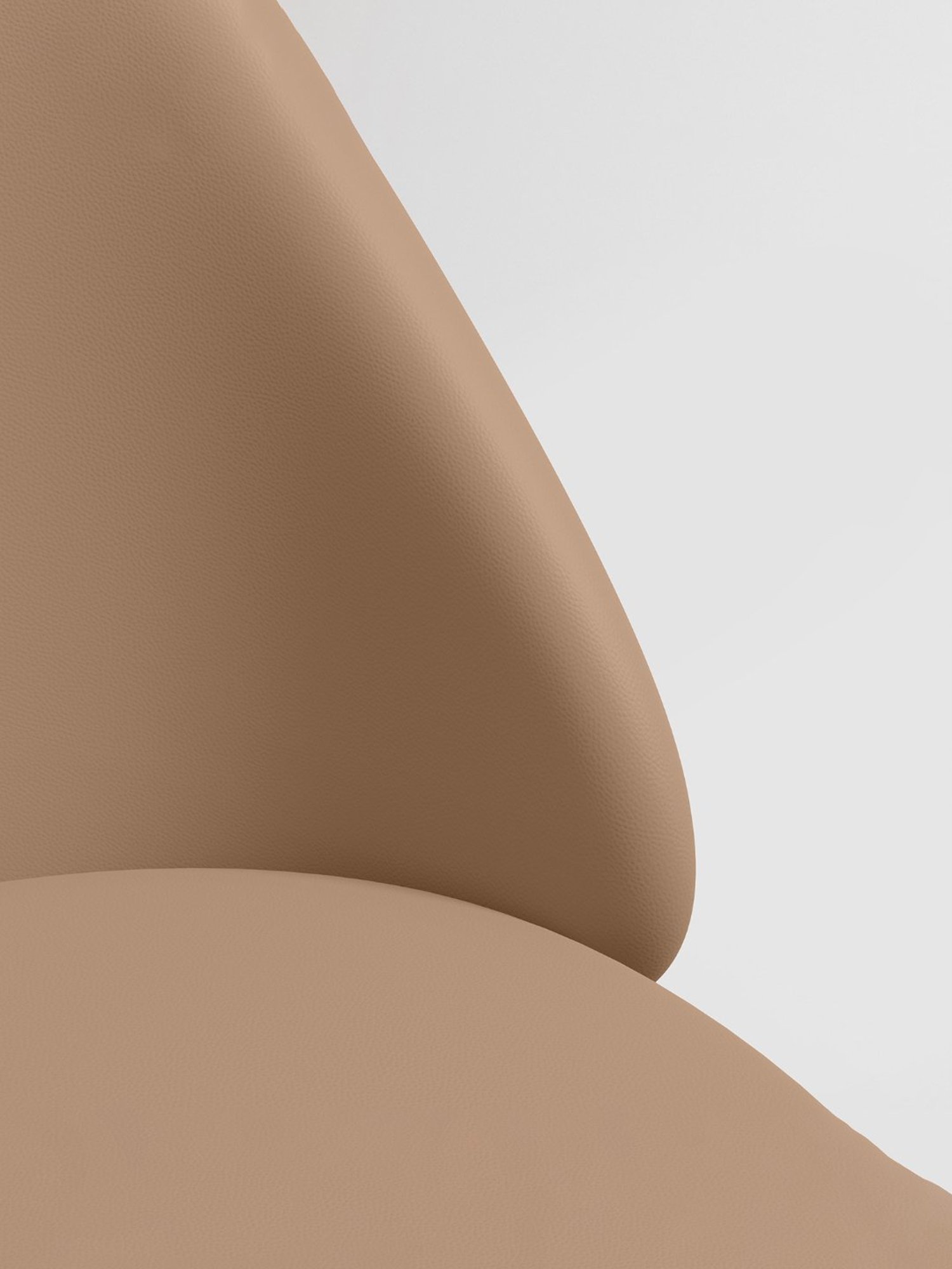 Godrej Interio Fraise Beige Leather Dining Chair (Set of 2)