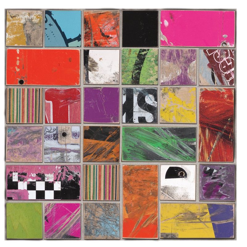 Art Board Skateboard Photo Squares Wall Accent Sticker Set - Art of Board..