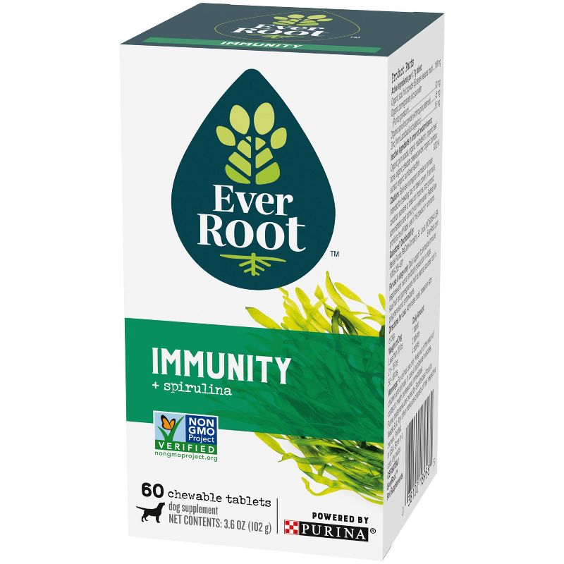 Purina EverRoot Natural, Organic Immunity Dog Supplement Chewable Tablets - 60ct