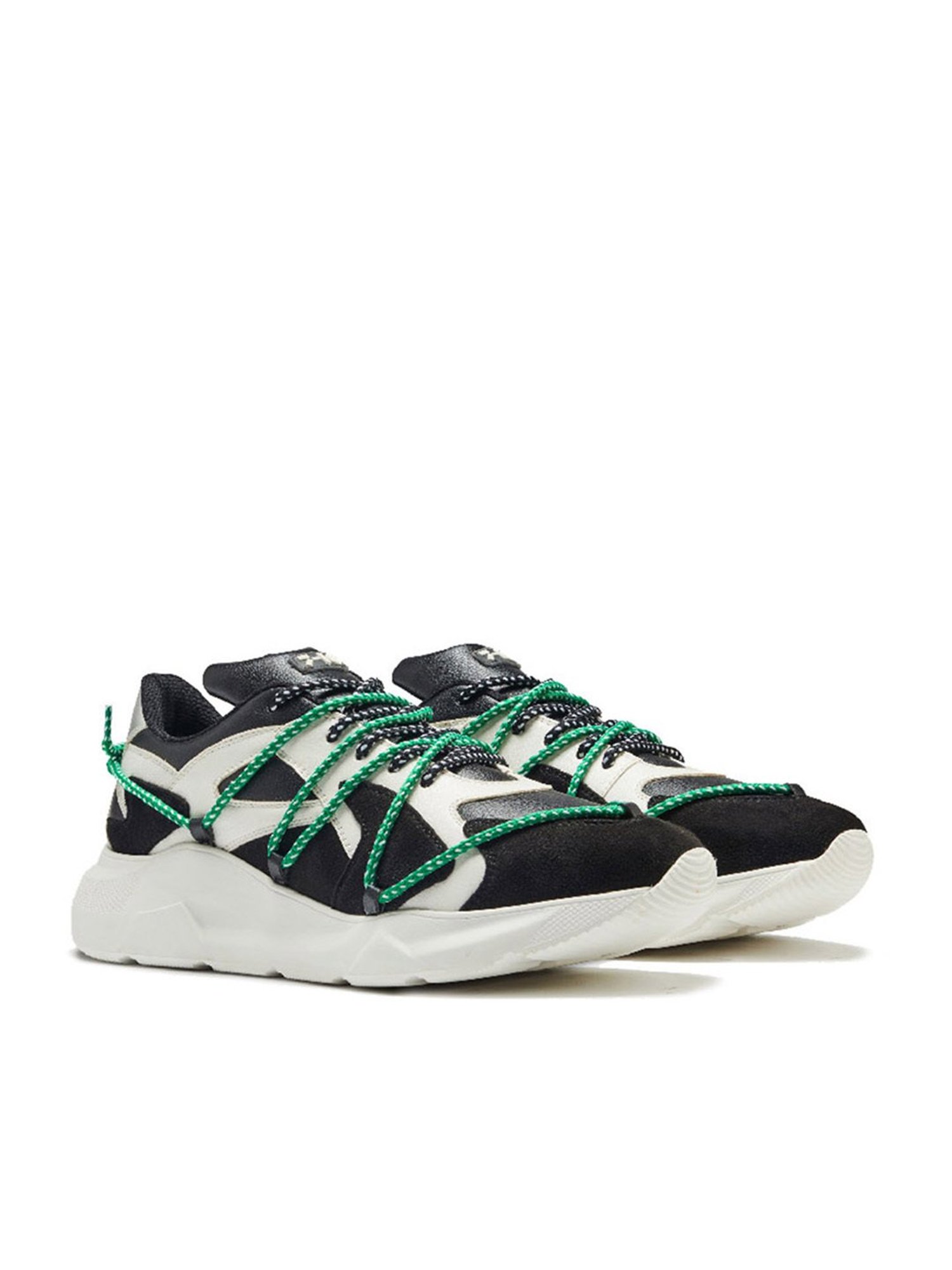 7-10 Men's 608 Winter Street Black & White Chunky Sneakers