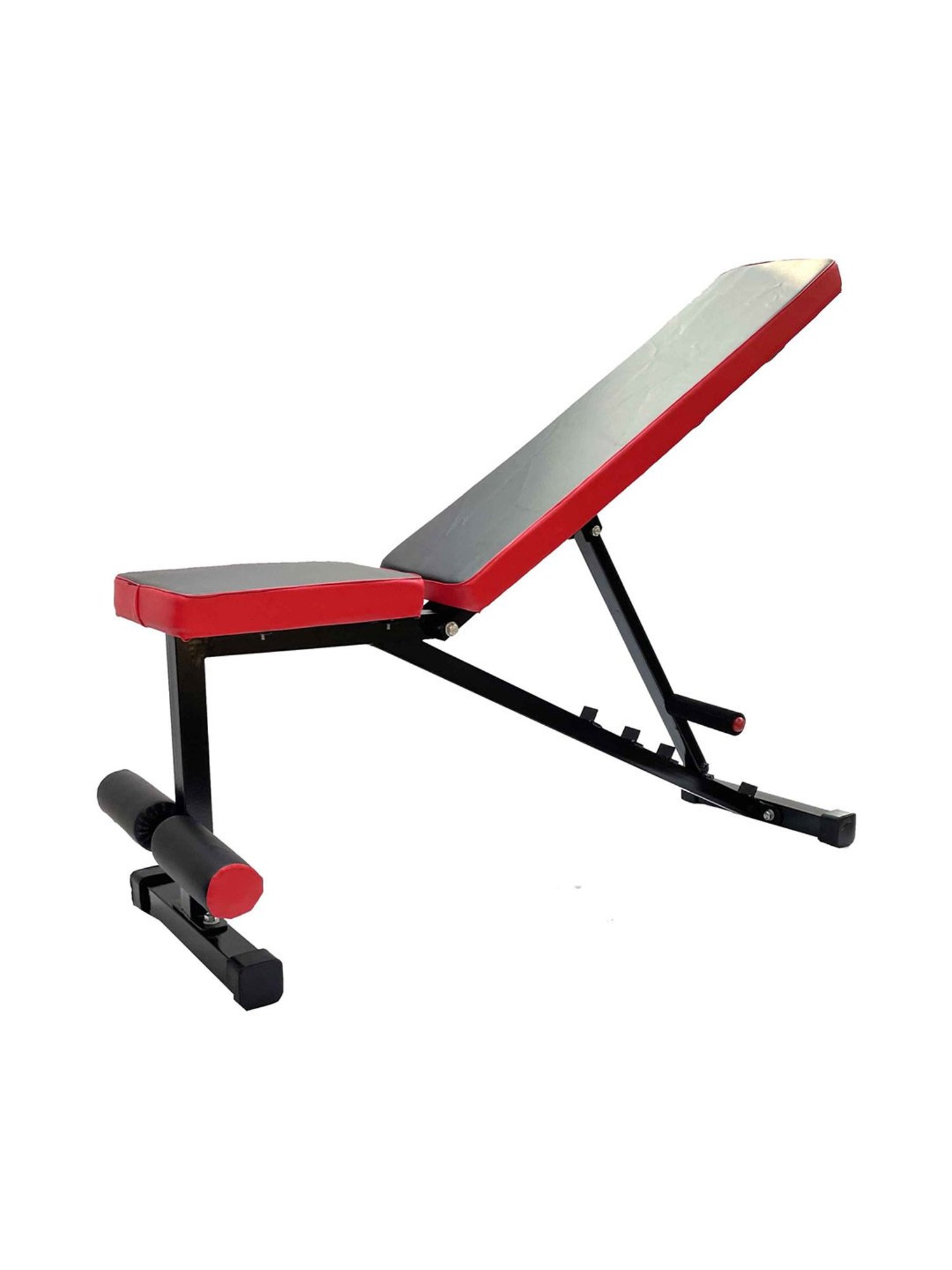Protoner Adjustable Weight Lifting Bench (Red) Size - 122X51X18