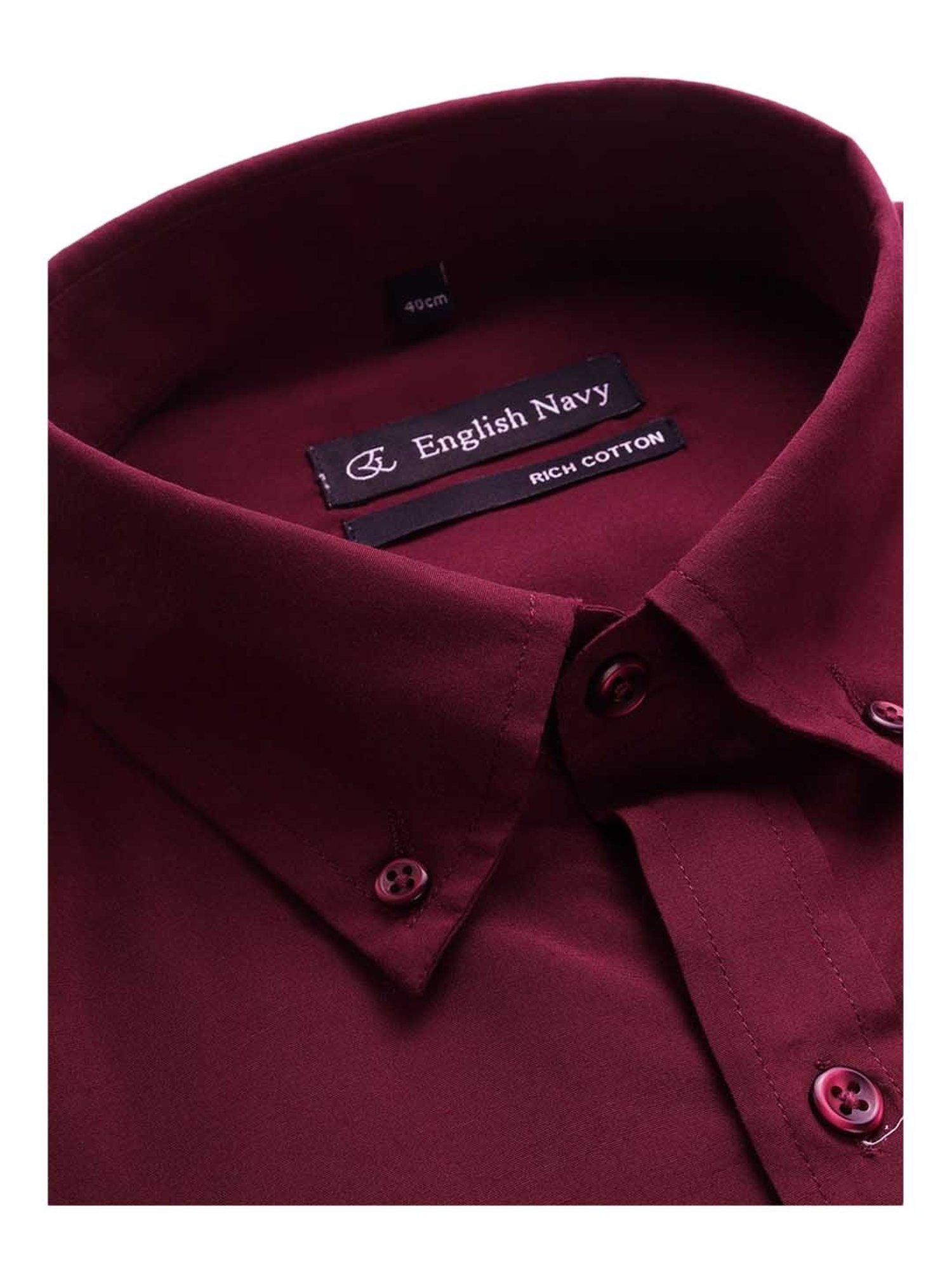 English Navy Maroon Full Sleeves Shirt