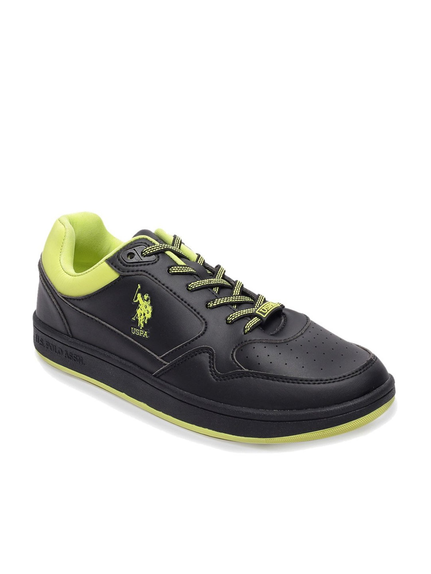 U.S. Polo Assn. Men's MILO Black Casual Sneakers