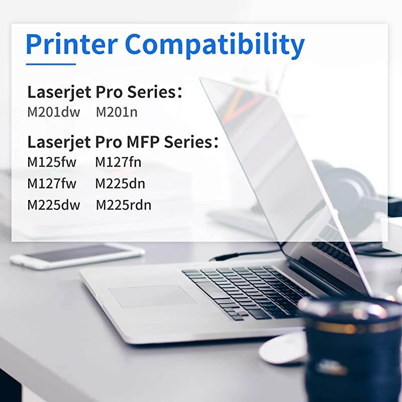 83X HCF283X Toner Compatible for HP 83A CF283A Toner Cartridge High Yield use with HP Laserjet Pro MFP M125fn M125fw M127fn M127fw M201n M201dw M225dn M225dw M225rdn Printer Black 4 Pack