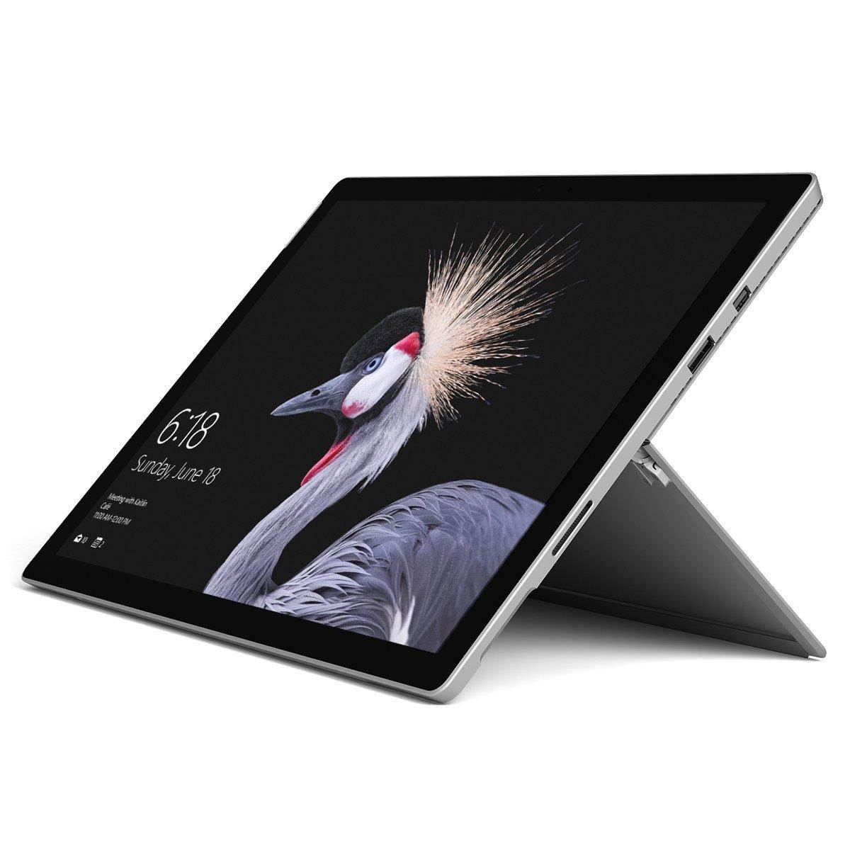 2017 New Surface Pro Bundle (6 Items): Core i5 8GB 256GB Tablet, Light Blue Type Cover (2016), New Surface Pen Platinum, Surface Dock, 128GB Micro SD Card, Mini DisplayPort Adapter