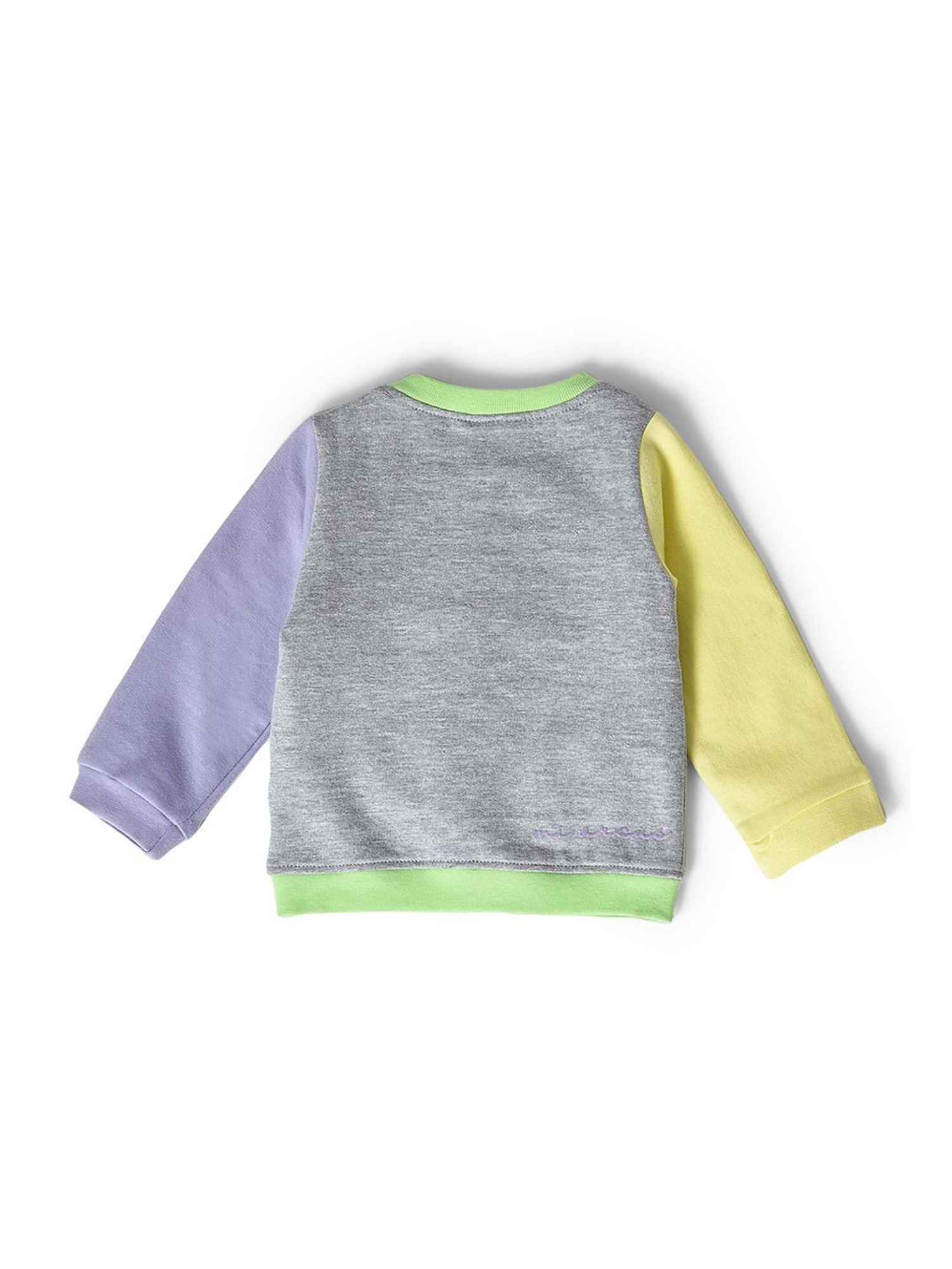 MiArcus Kids Multicolor Cotton Applique Full Sleeves Sweatshirt