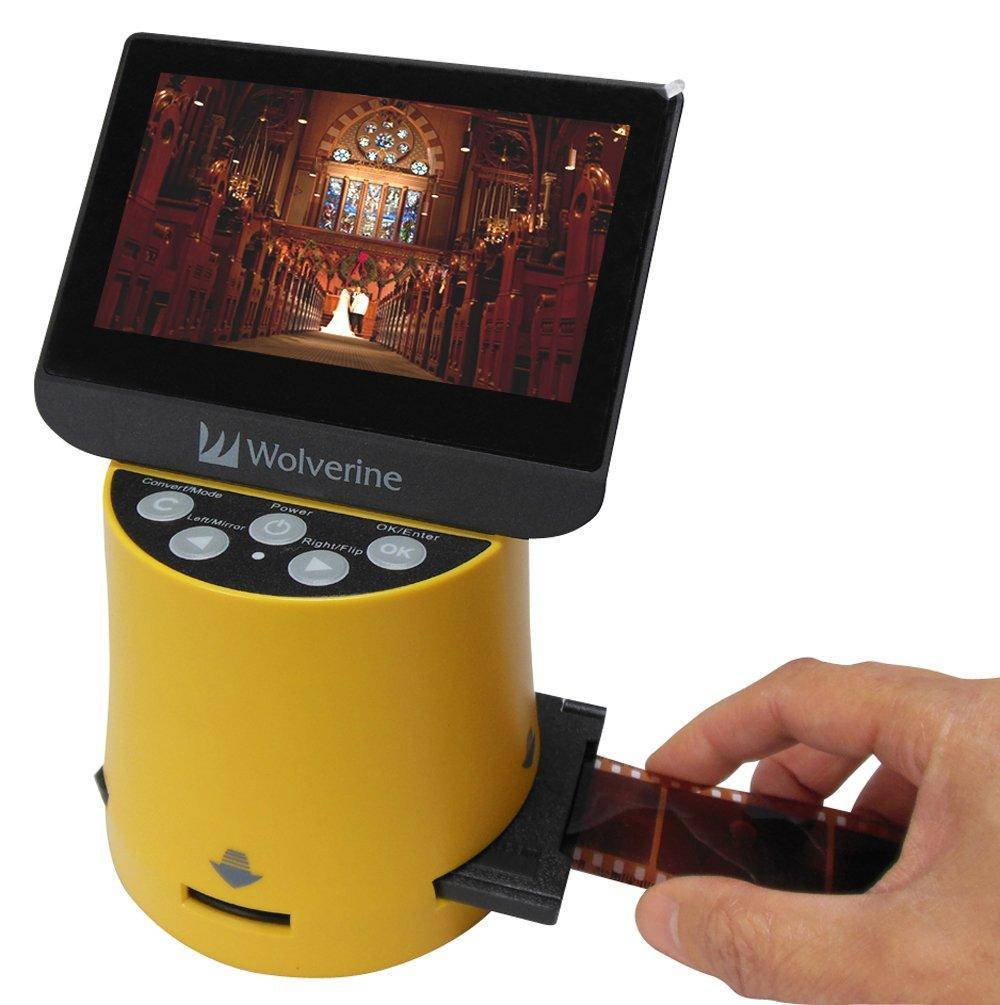 Wolverine Data 8-in-1 HD Film to Digital Converter w/4.3" LCD Screen & HDMI