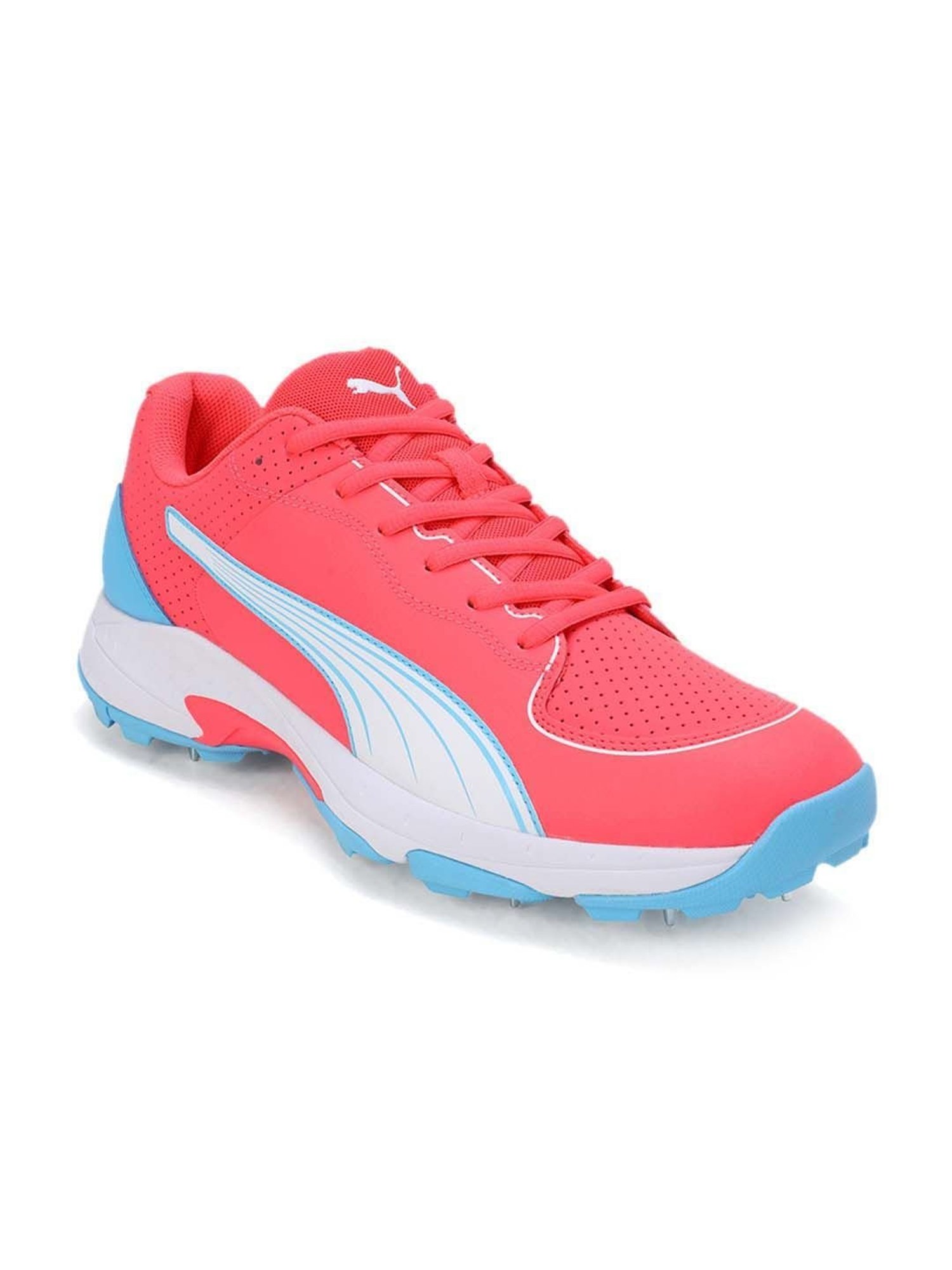 Nivia Men's Track and field-100 Orange Cricket Shoes