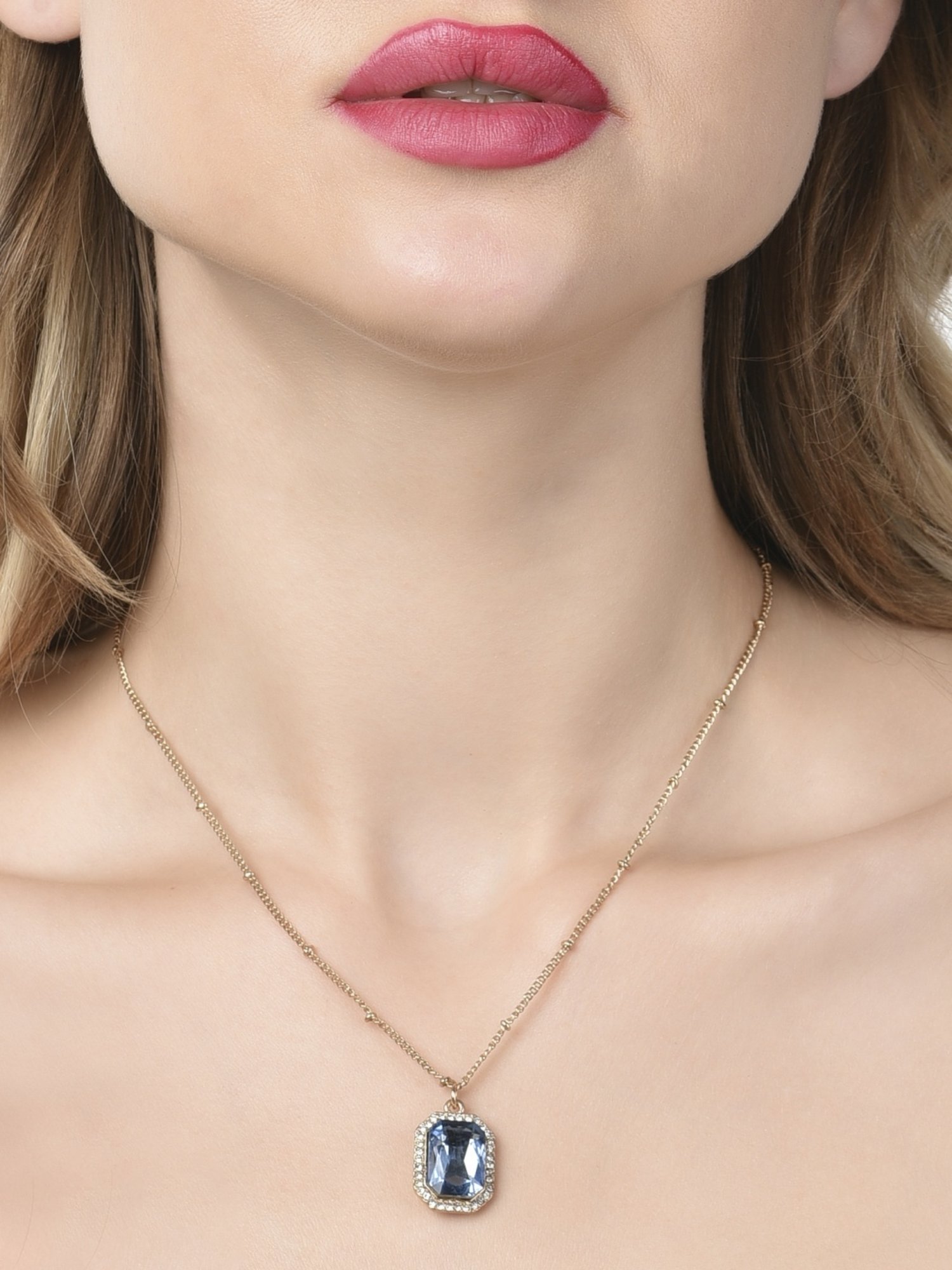 Zaveri Pearls Set of 2 Gold Tone Contemporary Chains -ZPFK15110