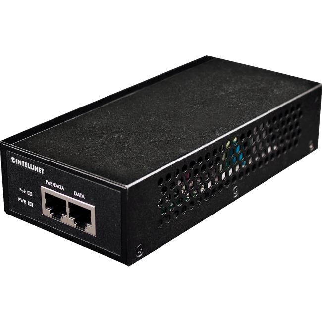 Intellinet 560566 Intellinet 1-Port Gigabit High-Power PoE+ Injector - IEEE 802.3at/af compliant injector with 1 x30 watt port