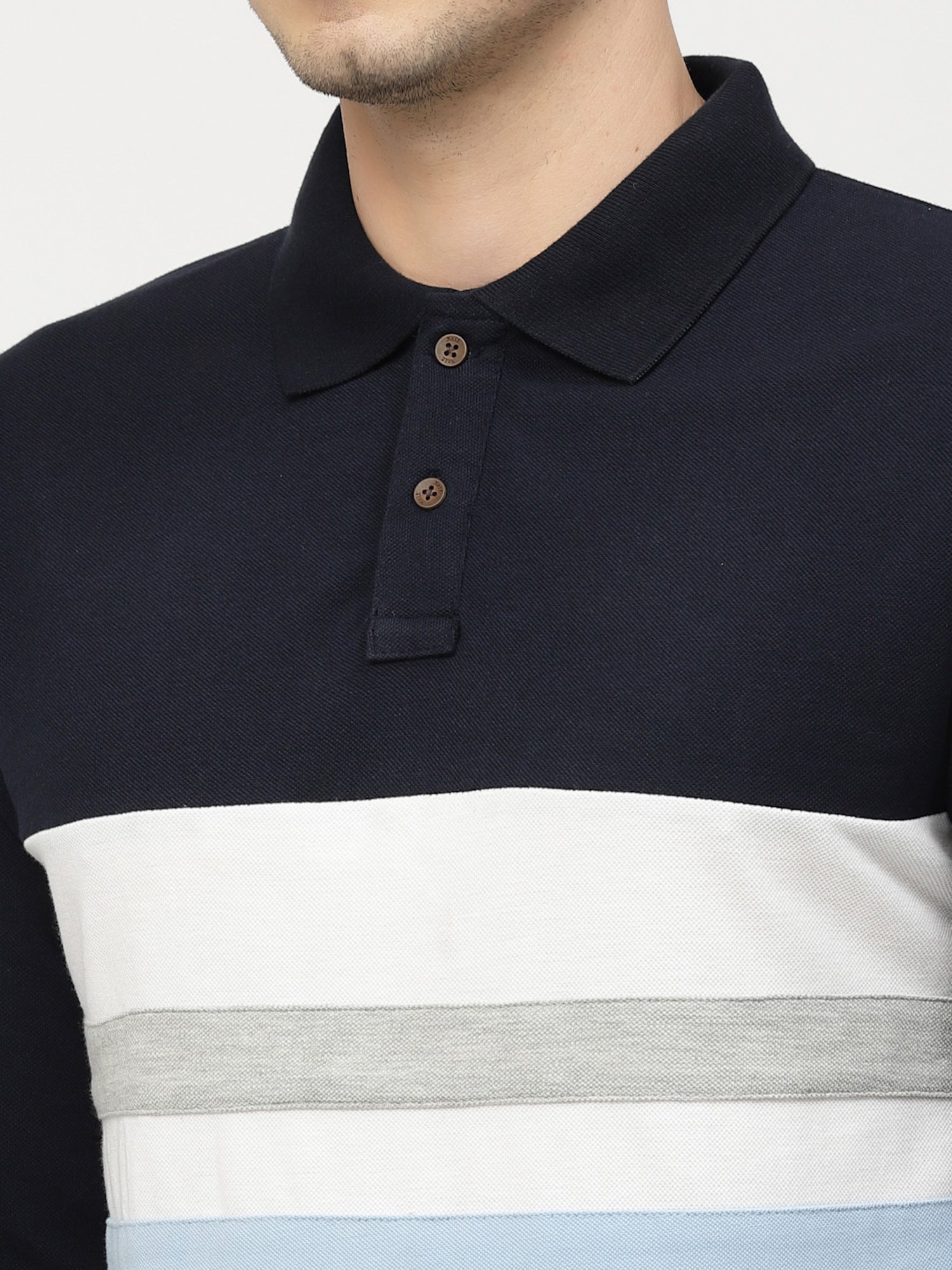 Kalt Navy Regular Fit Polo T-Shirt