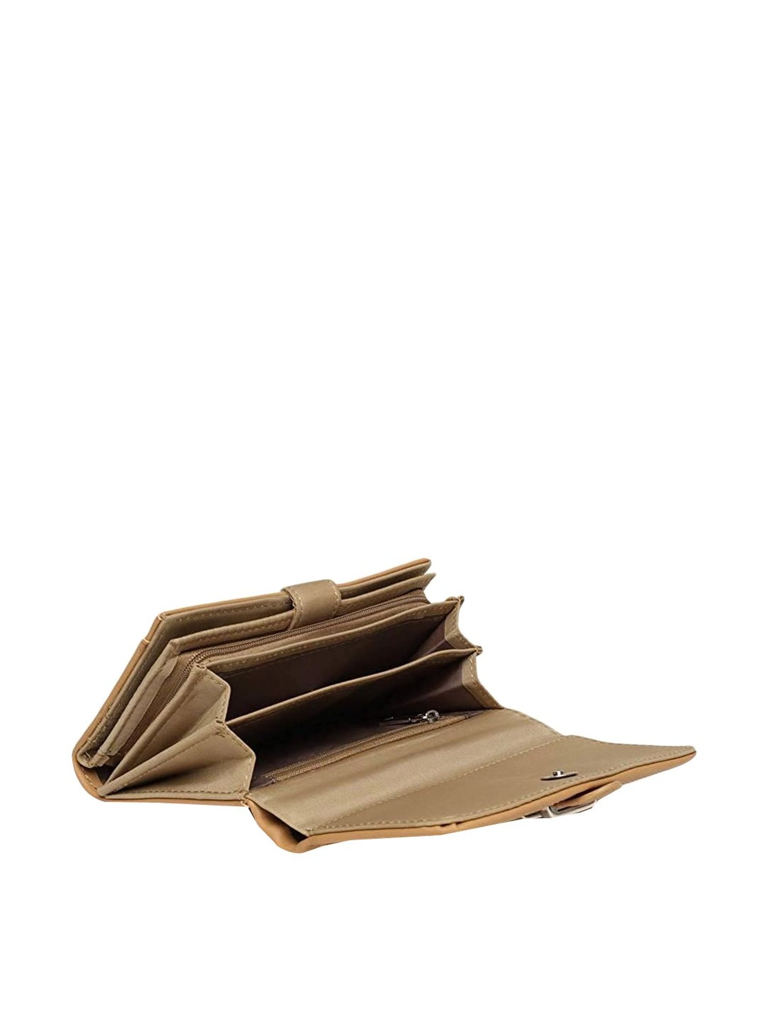 Giordano Tan & Black Paneled Wallet for Women