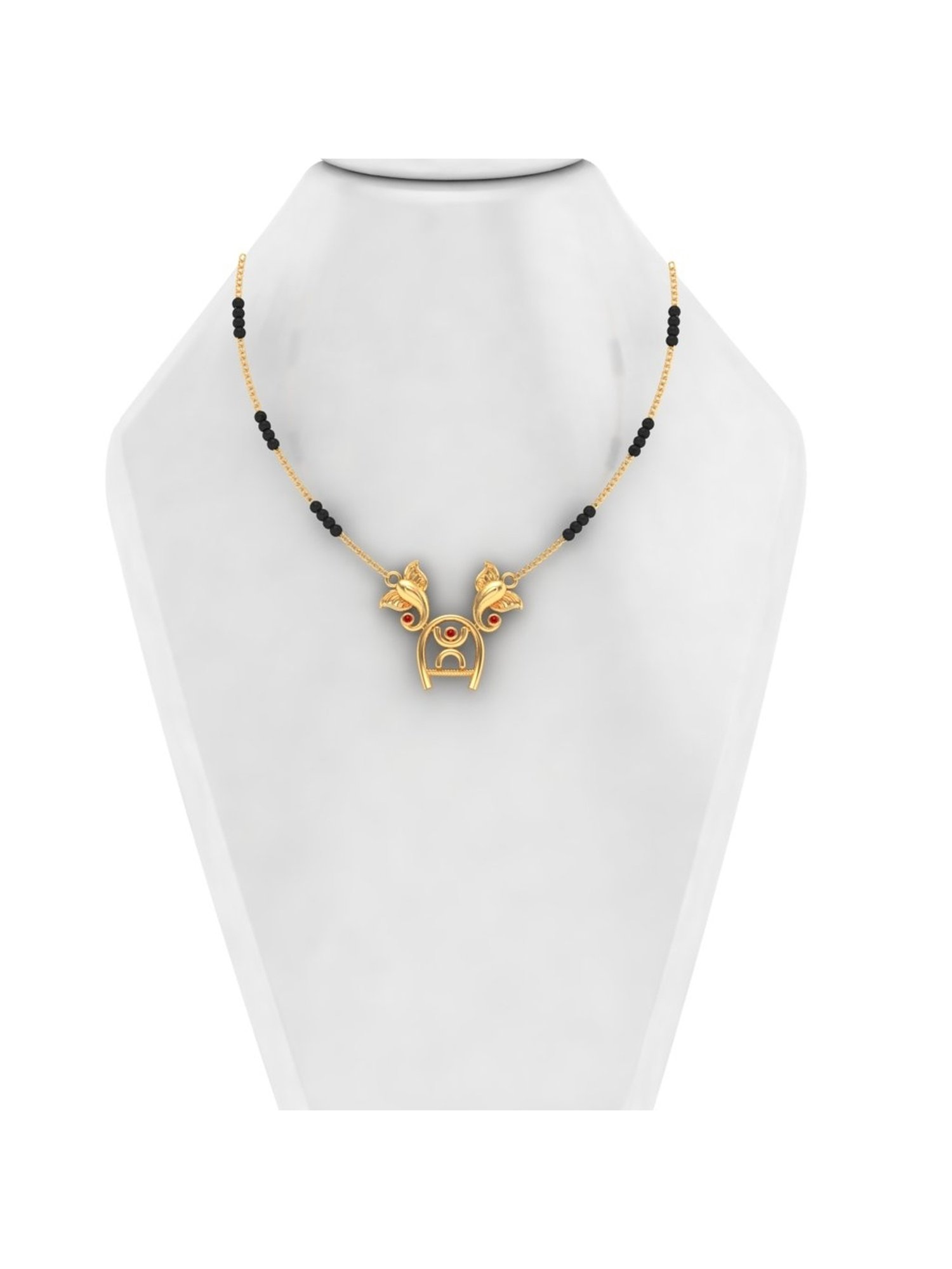 P.C. Chandra Jewellers 22k Yellow Gold Dazzling Mangalsutra Necklace