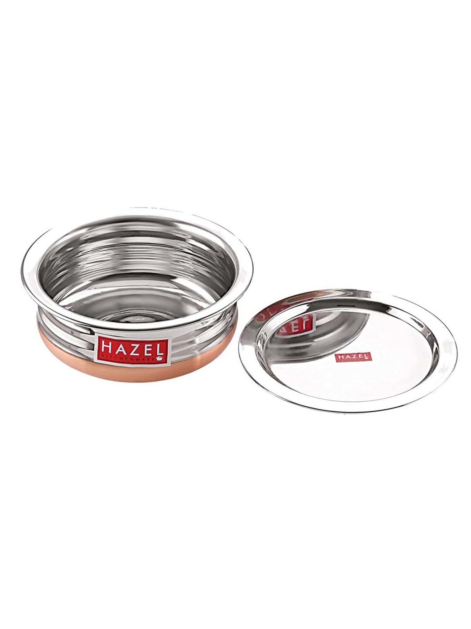 Hawkins Silver & Transparent Stainless Steel 19 cm Gas Compatible Handi With Lid (2 L) - Set of 1