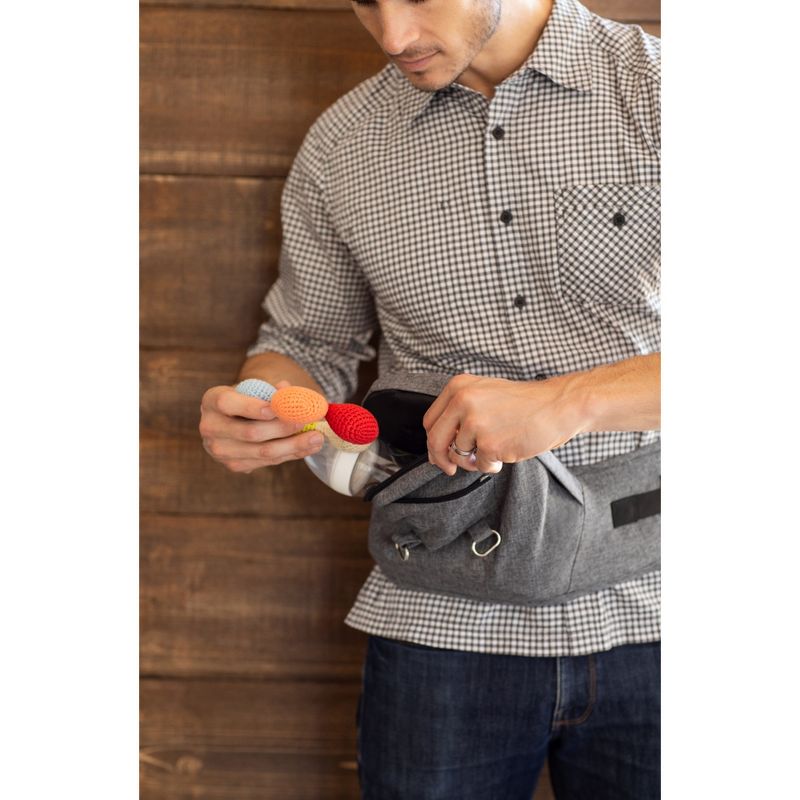 Moby 2-in-1 Baby Carrier + Hip Seat - Gray