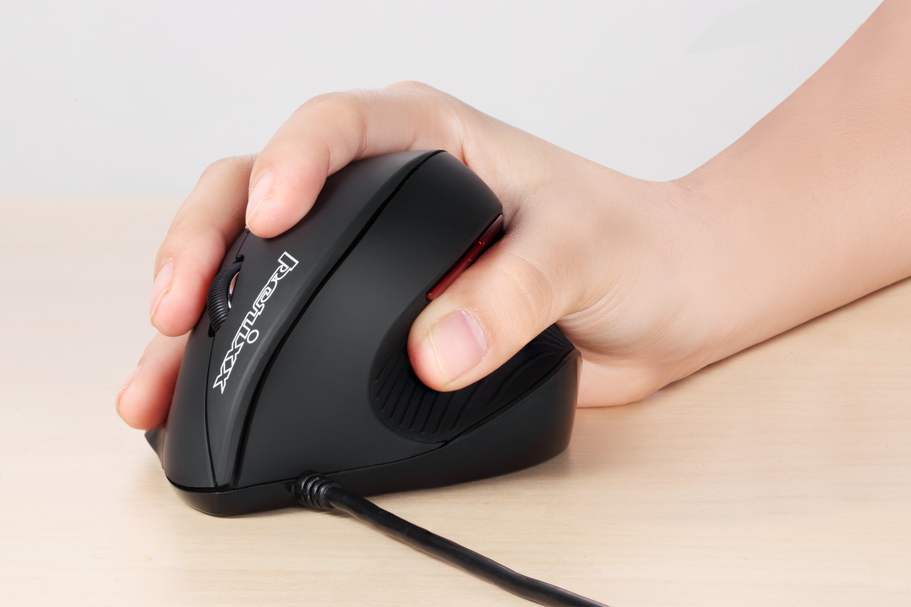 Perixx PERIMICE-518R Wired USB Ergonomic Vertical Mouse - Right Handed Design - Perixx PERIMICE-518R Wired USB Ergonomic Vertical Mouse - Right Handed Design - For Large Hands - 5 Programmable Buttons