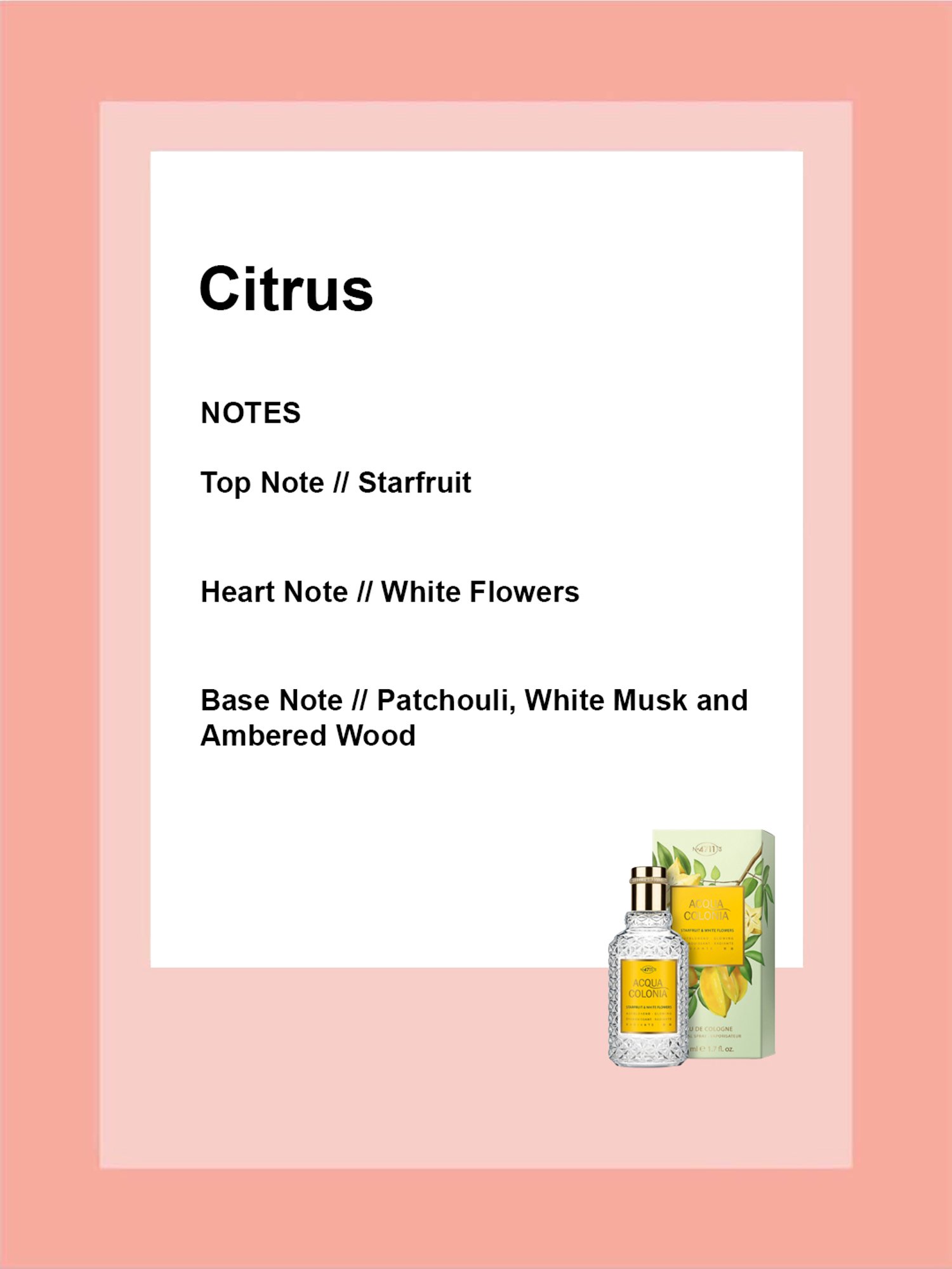 4711 Acqua Colonia Glowing Starfruit & White Flowers Eau de Cologne - 50 ml