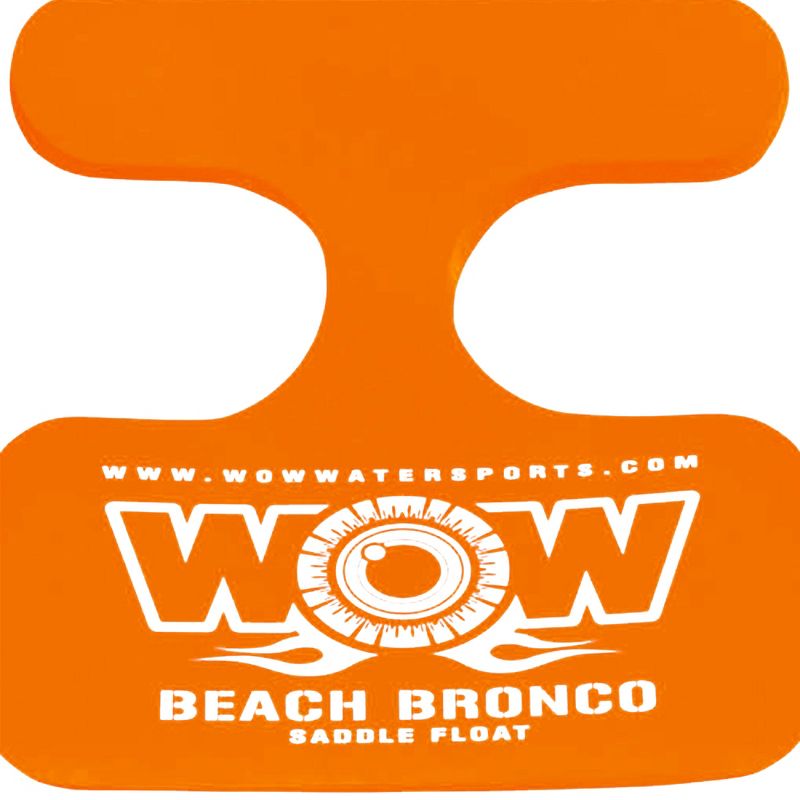 WOW Watersports 1 Person Soft Foam Beach Bronco Swimming Pool Saddle, Orange