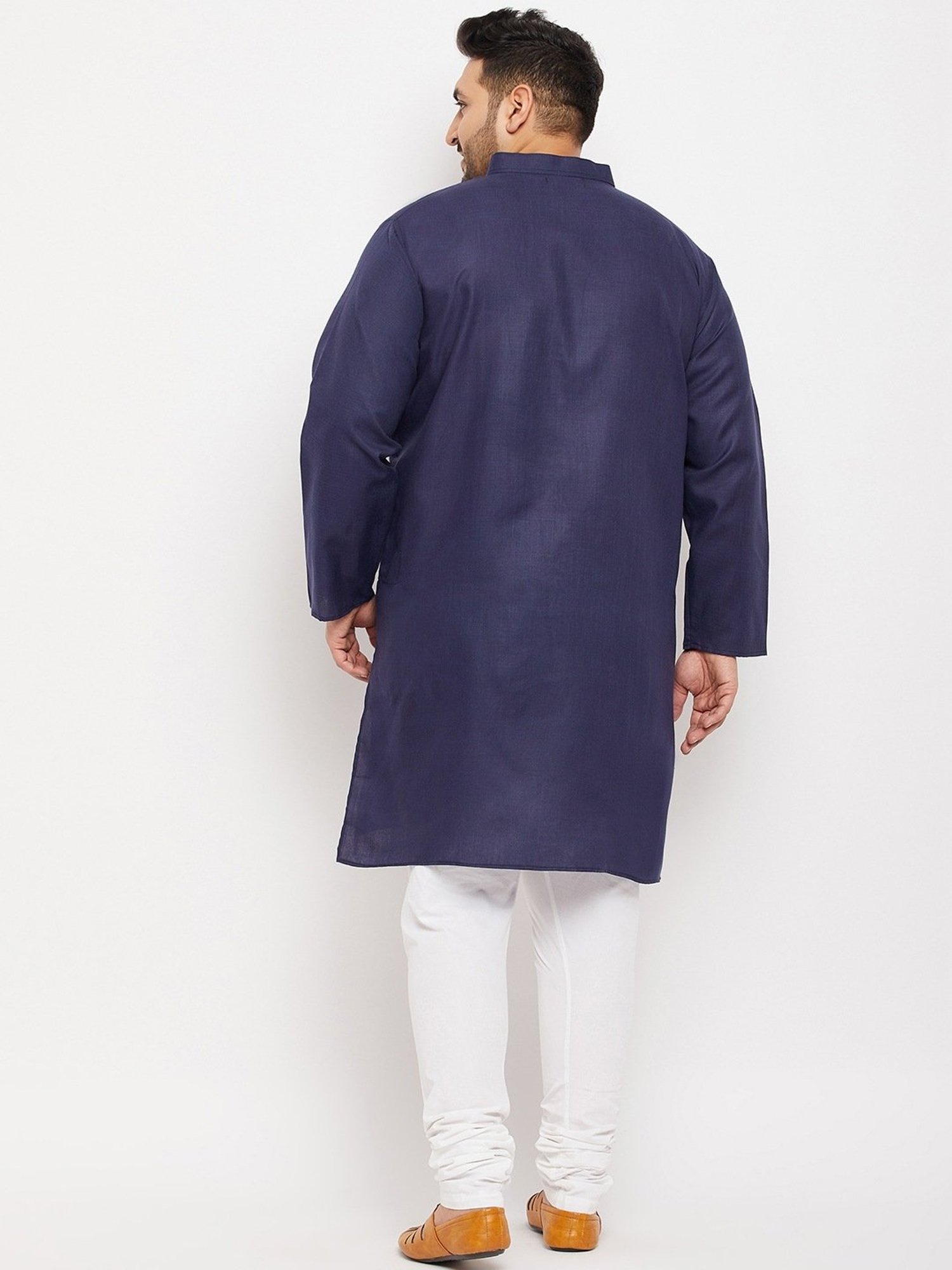 Bigbanana Navy Blue Regular Fit Kurta