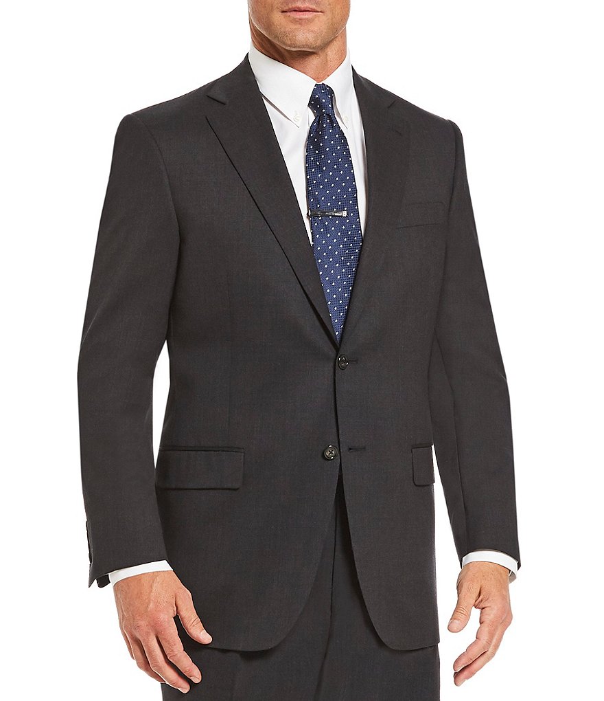 Cremieux Classic Fit Pleated Pant Solid Wool Suit
