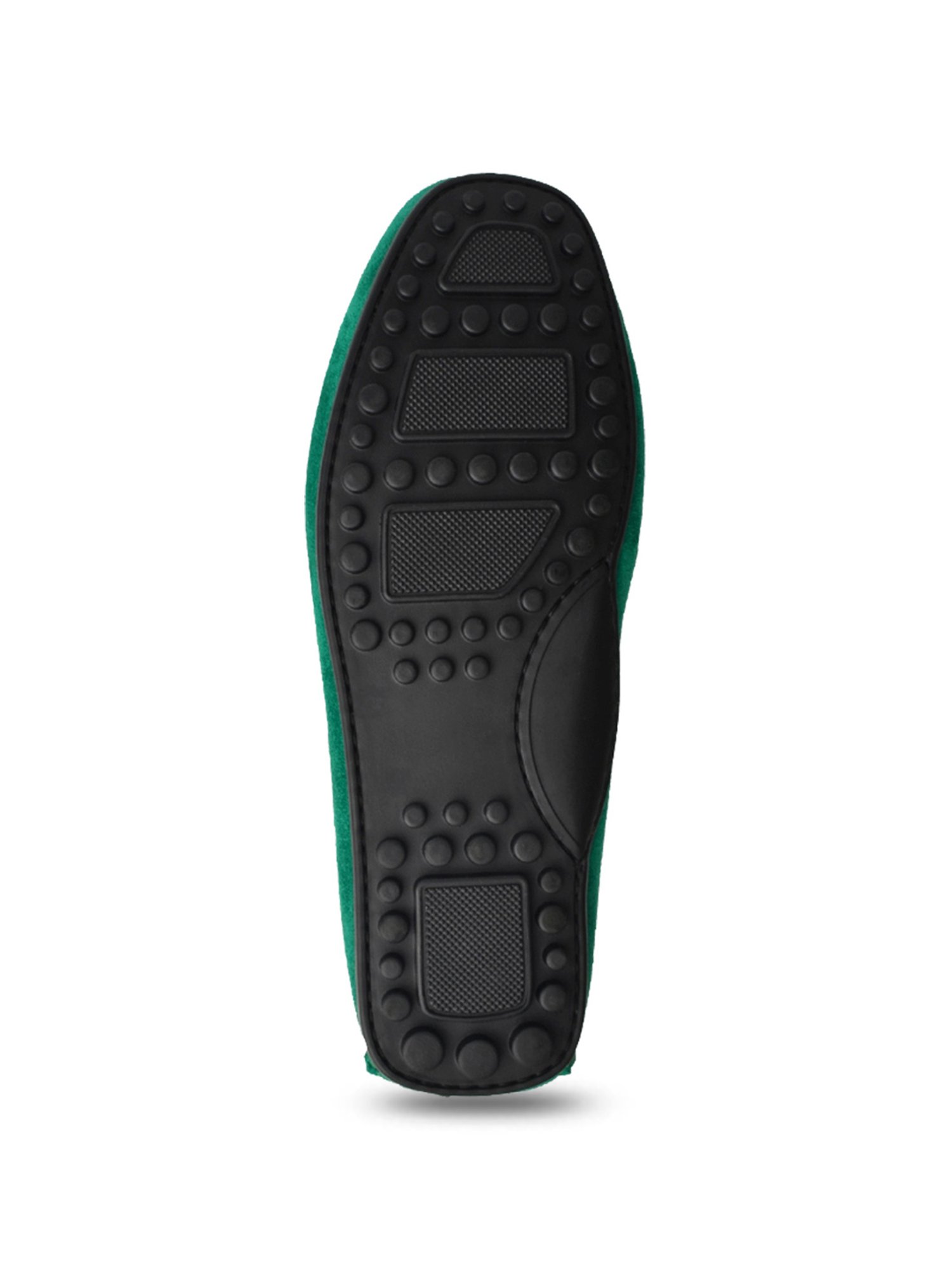 Language Shoes Men's Alfred Driver Green Loafers