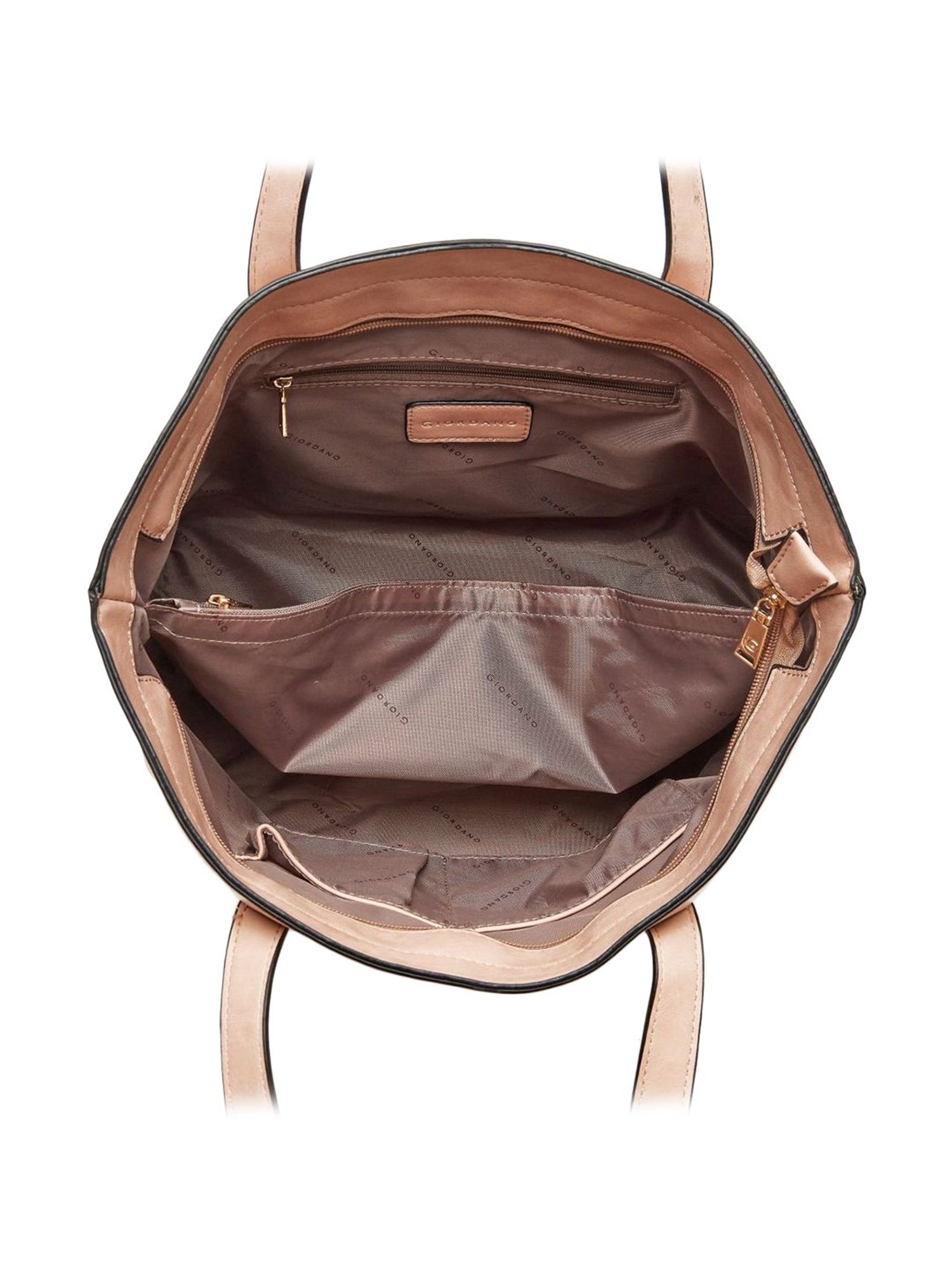 Giordano Capsule Blush Pink Solid Medium Shoulder Handbag