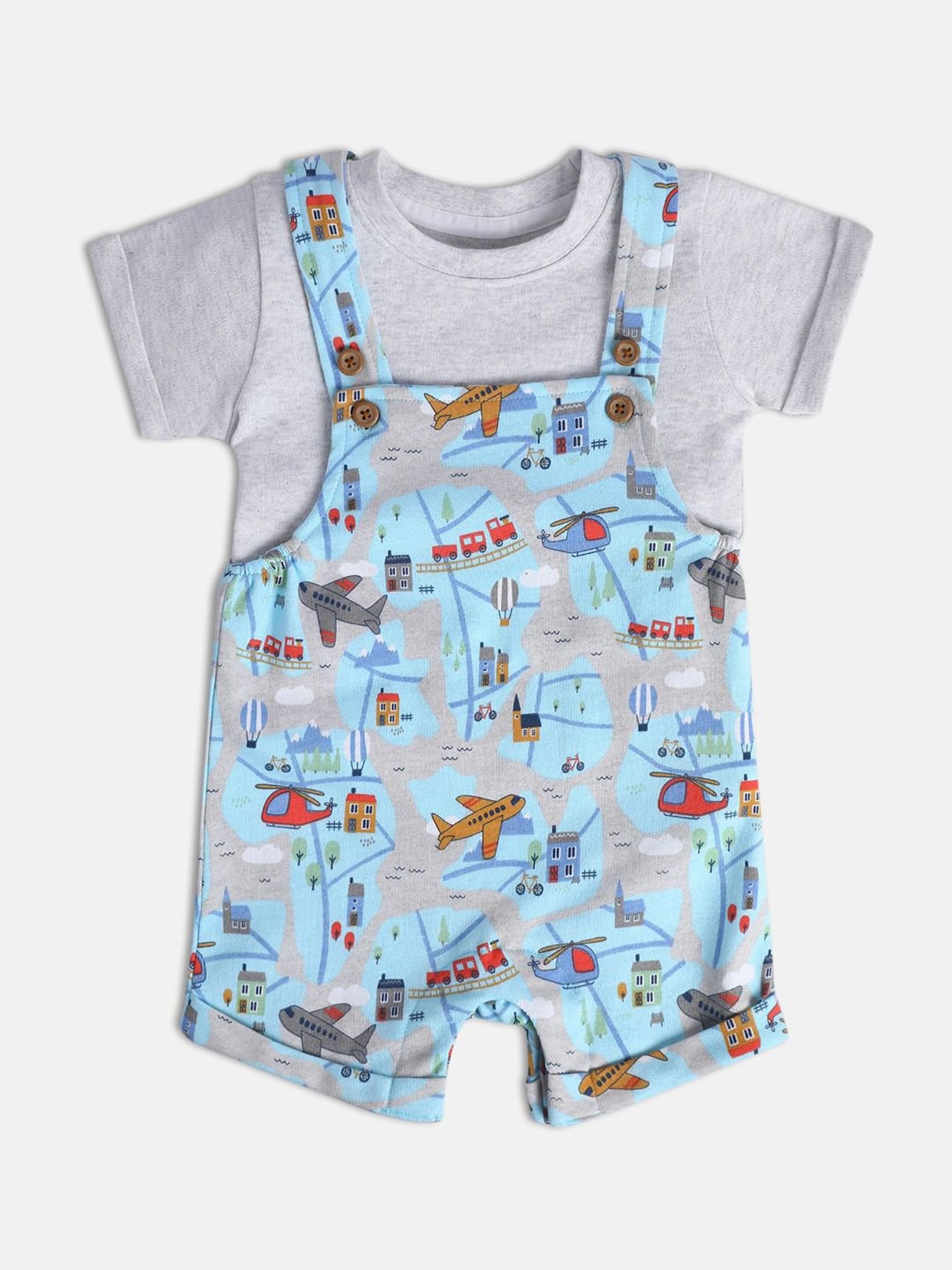 Mothercare Kids Multicolor Checks Shirt with T-Shirt