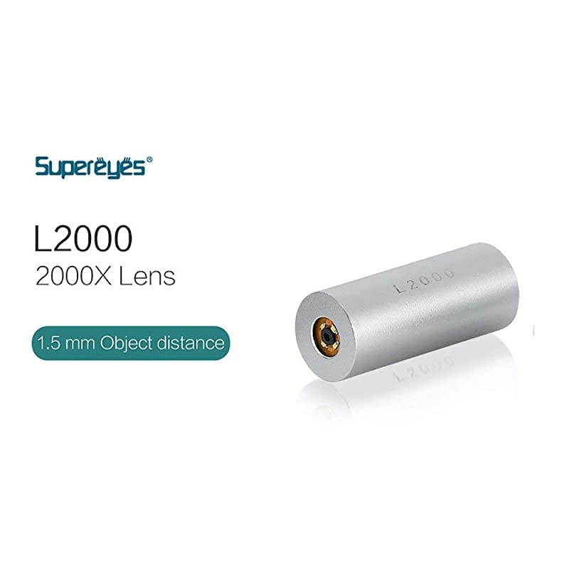 L2000 Interchangeable 2000X High Magnification Microscope Lens for Digital Microscope B011