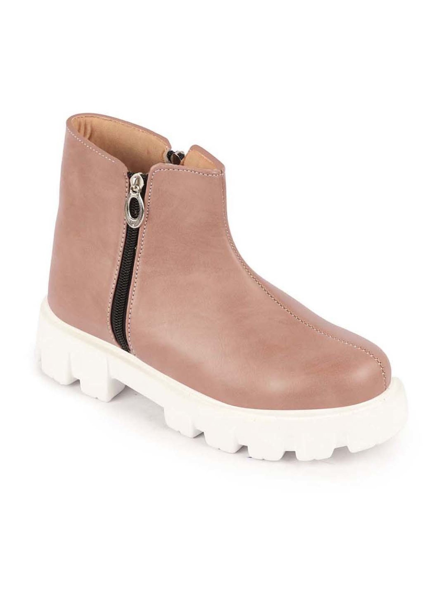 Fausto Women's Peach Casual Boots