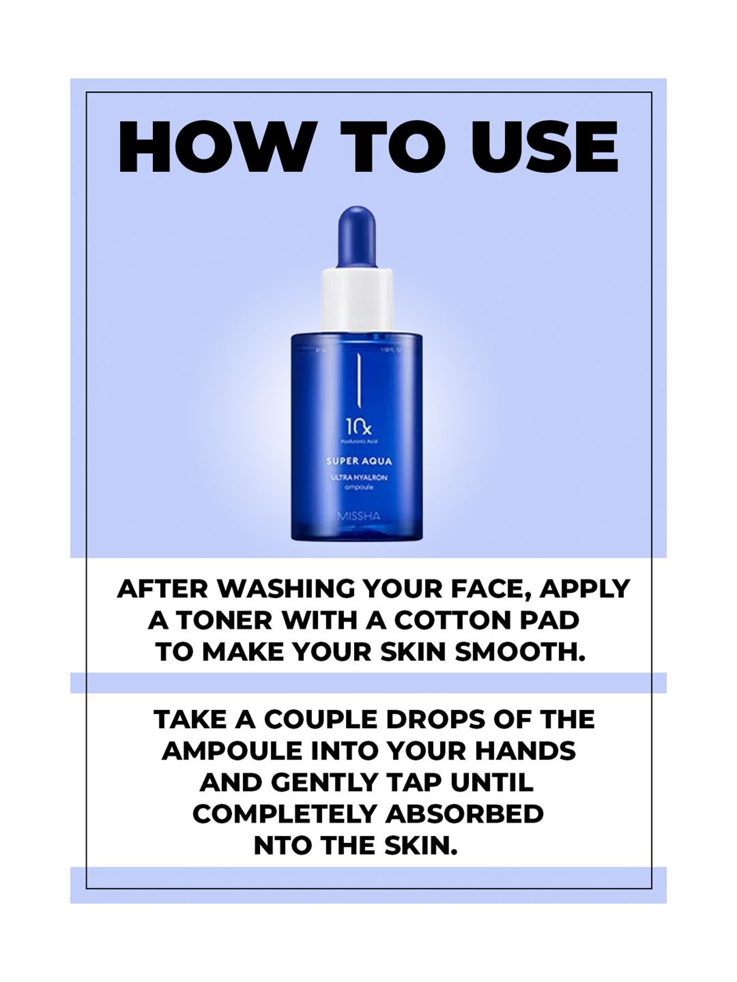 MISSHA Super Aqua Ultra Hyalron Ampoule - 47 ml