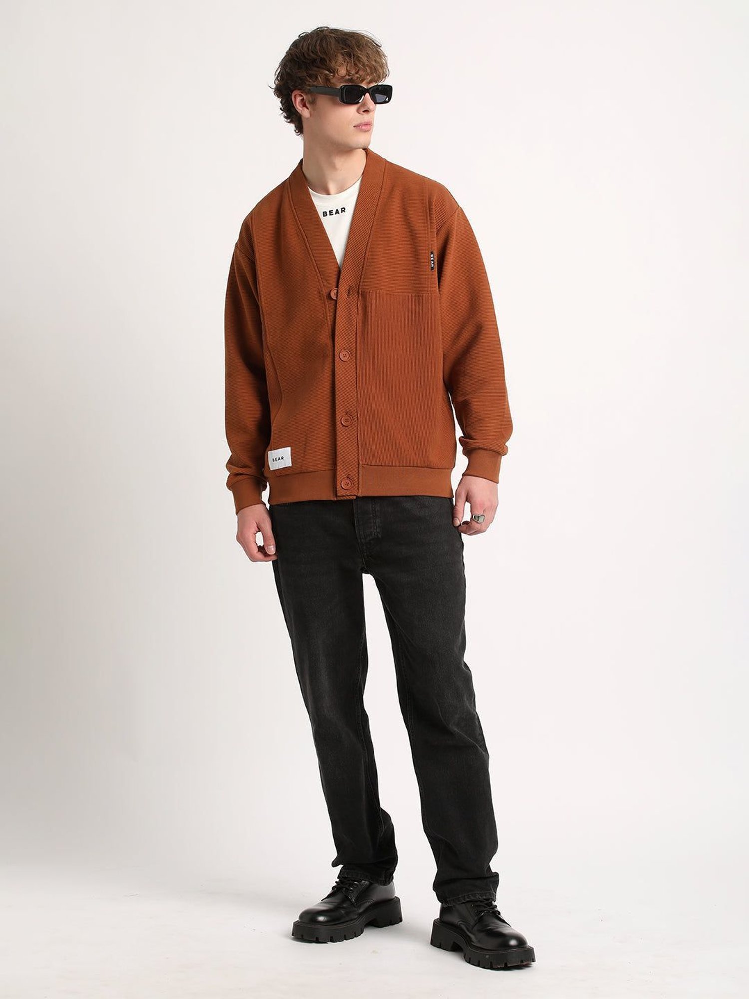 Spykar Red Slim Fit Sweatshirt