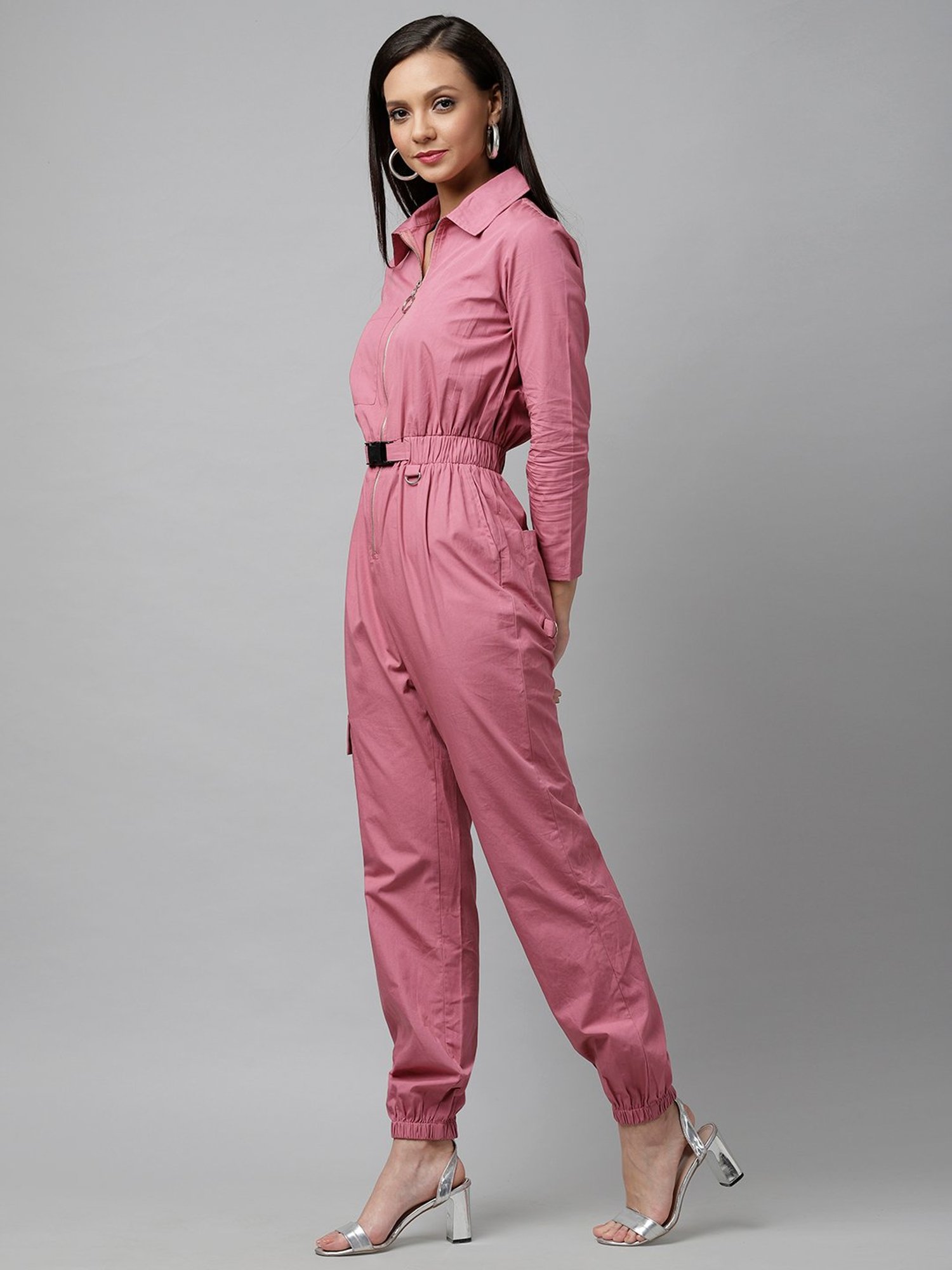 Belle Fille Black Floral Print Jumpsuit