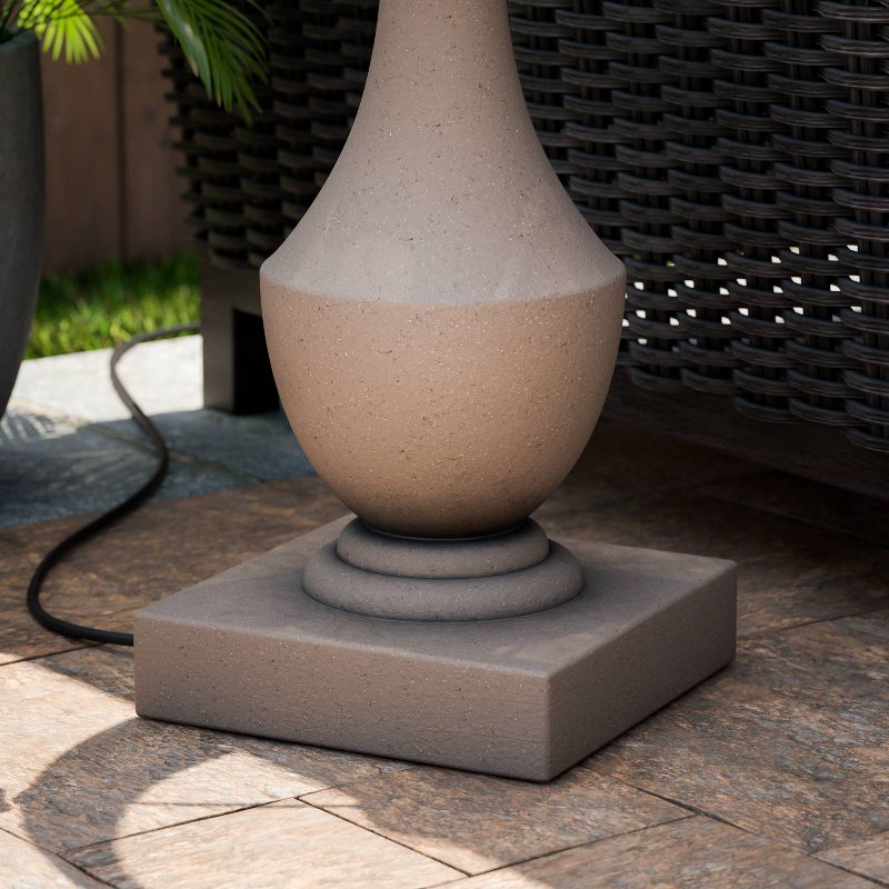 1 Light Outdoor Post Mount Black - Aurora Lighting