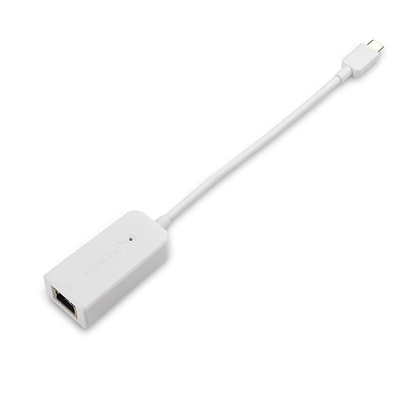 USB C to Ethernet Adapter USB C to Gigabit Ethernet Adapter in White USBC and Thunderbolt 3 Port Compatible with MacBook Pro Dell XPS 13 15 HP Spectre x360 Surface Pro and More