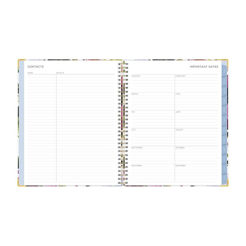 2021 Planner 7" x 9" Hard Cover Daily/Monthly Wirebound Shore Peri - Kelly Ventura