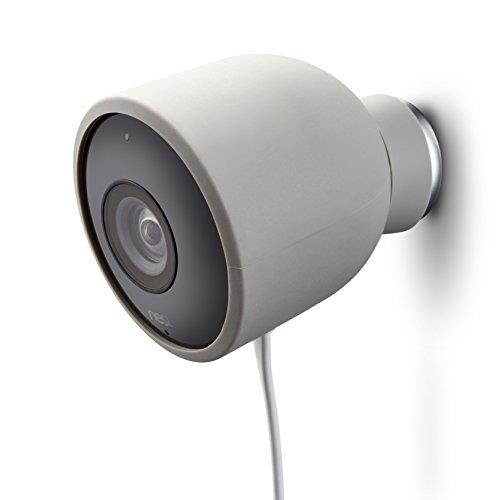 Colorful Silicone Skins for Nest Cam Outdoor Security Camera - Protect and Camouflage your Nest Cam Outdoor with these UV light- and weather resistant silicone skins by Wasserstein (Gray)