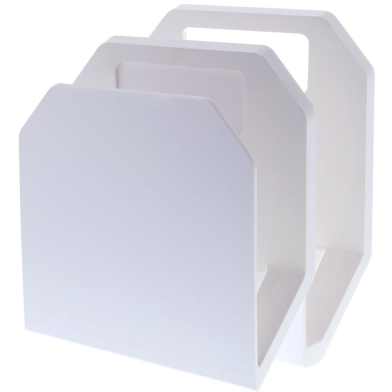 Bostitch Organizer 3-File 7-1/2"Wx3-3/4"Lx9-1/4"H White KT3FOLDEWHIT