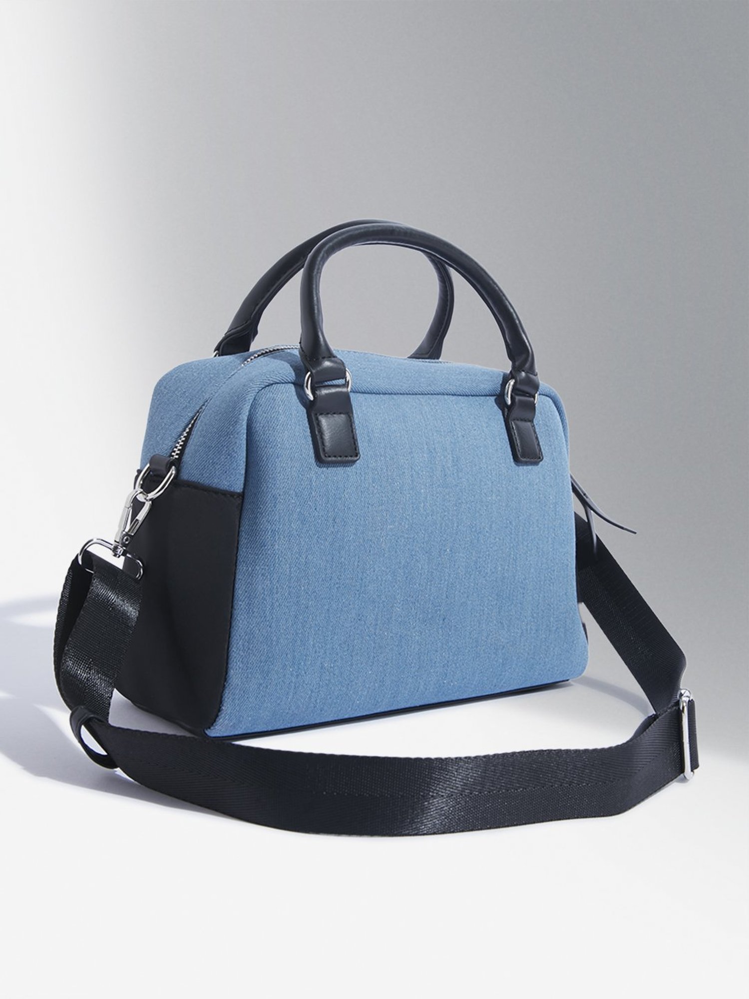 Westside Blue Denim Hand Bag
