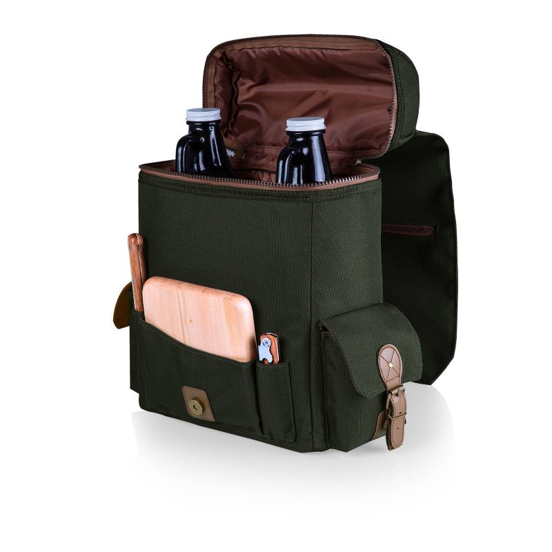 Picnic Time 10qt Wine Aficionado Travel Set Green