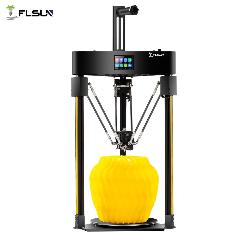 FLSUN Q5 Delta 3D Printer 200x200mm Printing Size Auto-Leveling Touch Screen Lattice Glass Platform